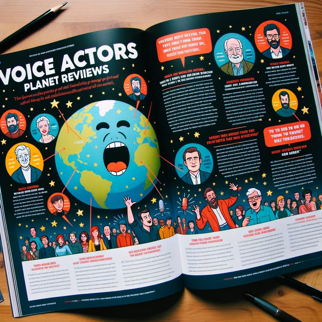 ボイスアクターズプラネットのイラスト