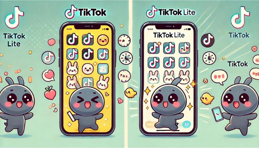 「TikTok LiteとTikTokの違い]」のイメージ画像