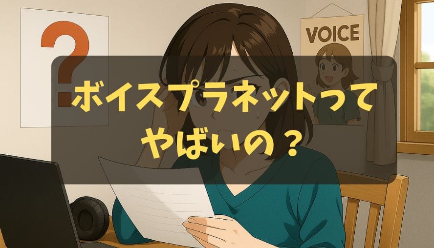 ボイスプラネットってやばいの?怪しい噂・費用・体験談を徹底検証!